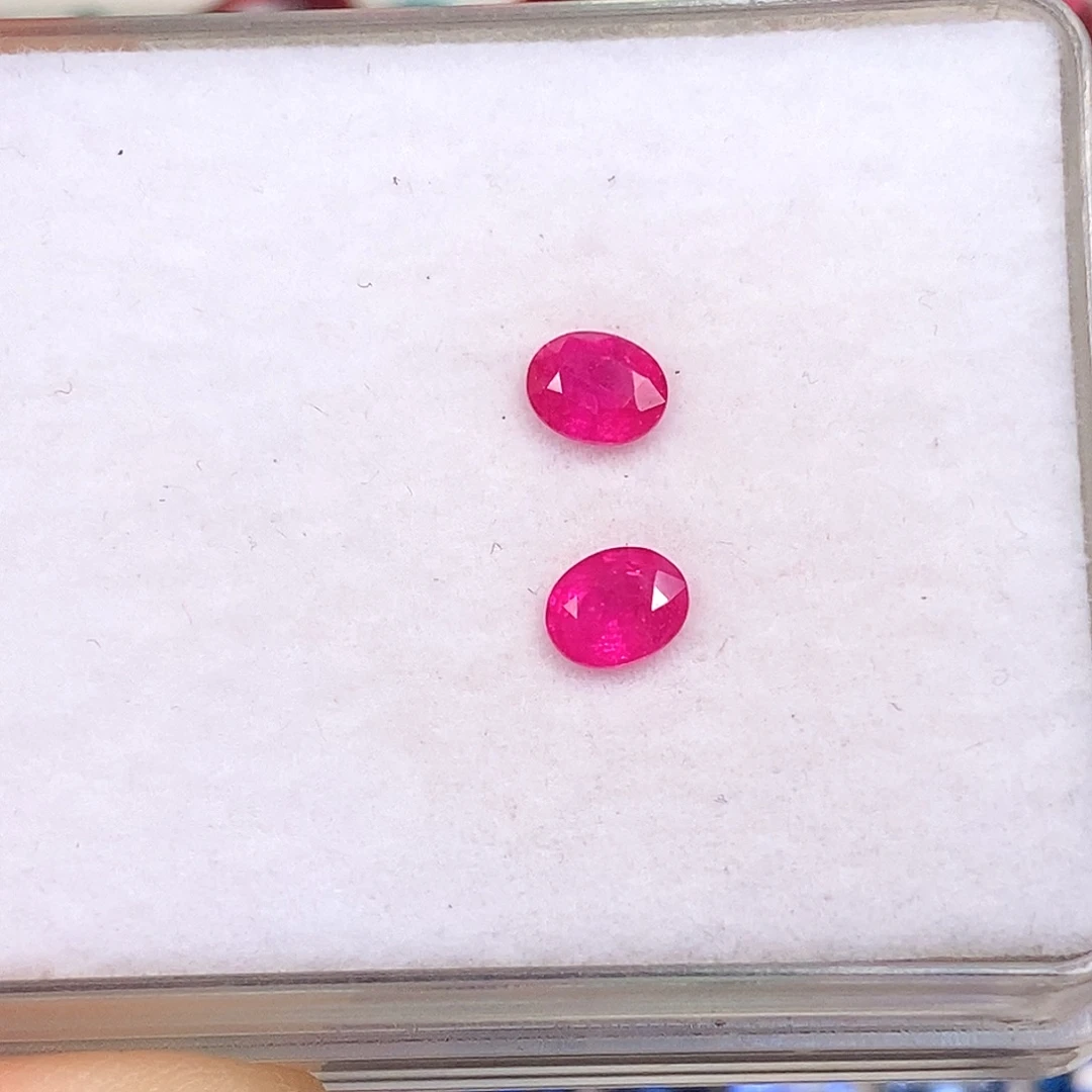 红宝石裸石1.05ct天然缅甸红宝石裸石带证书