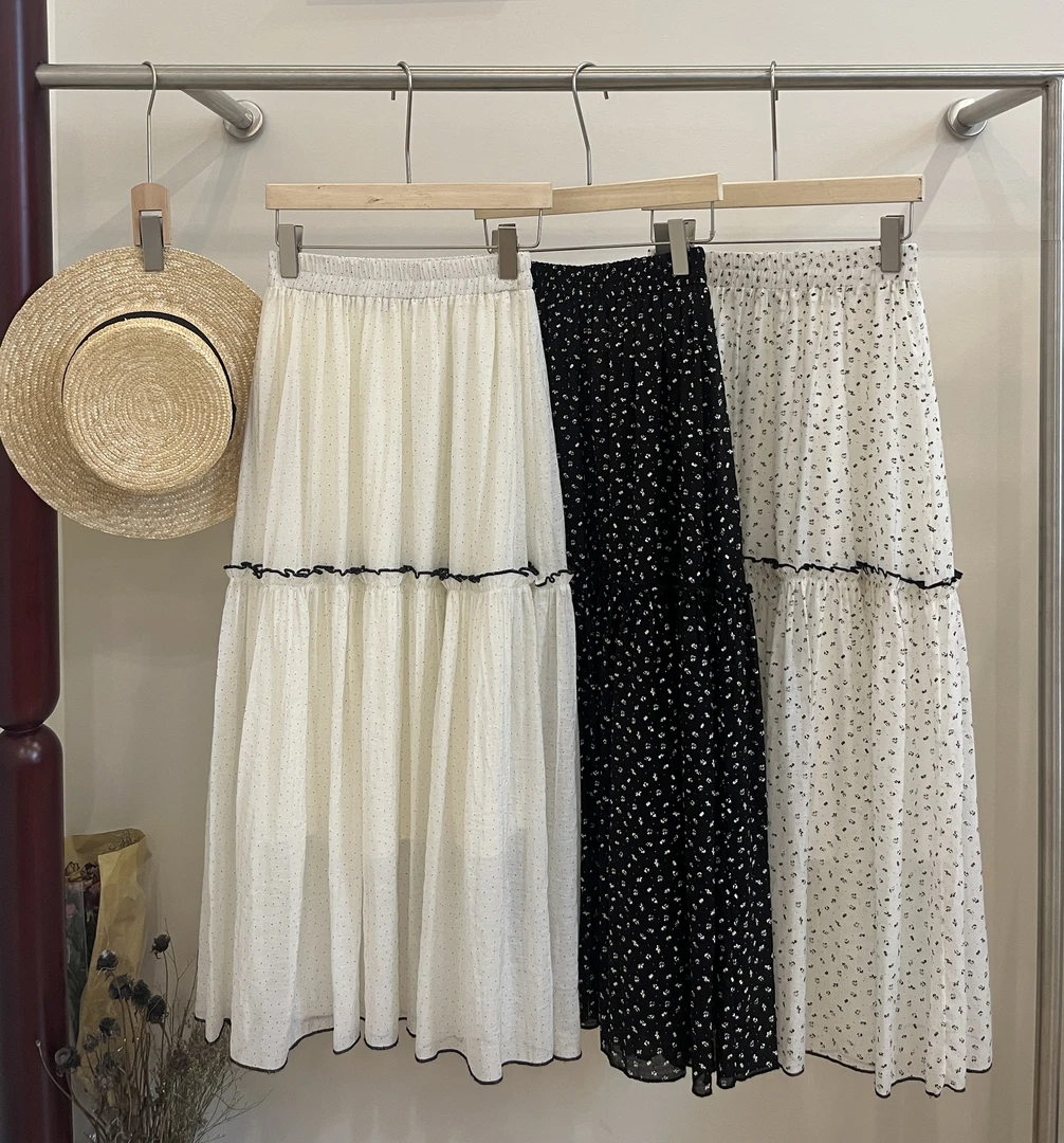 SQ（2313）时尚气质波点半裙 kc