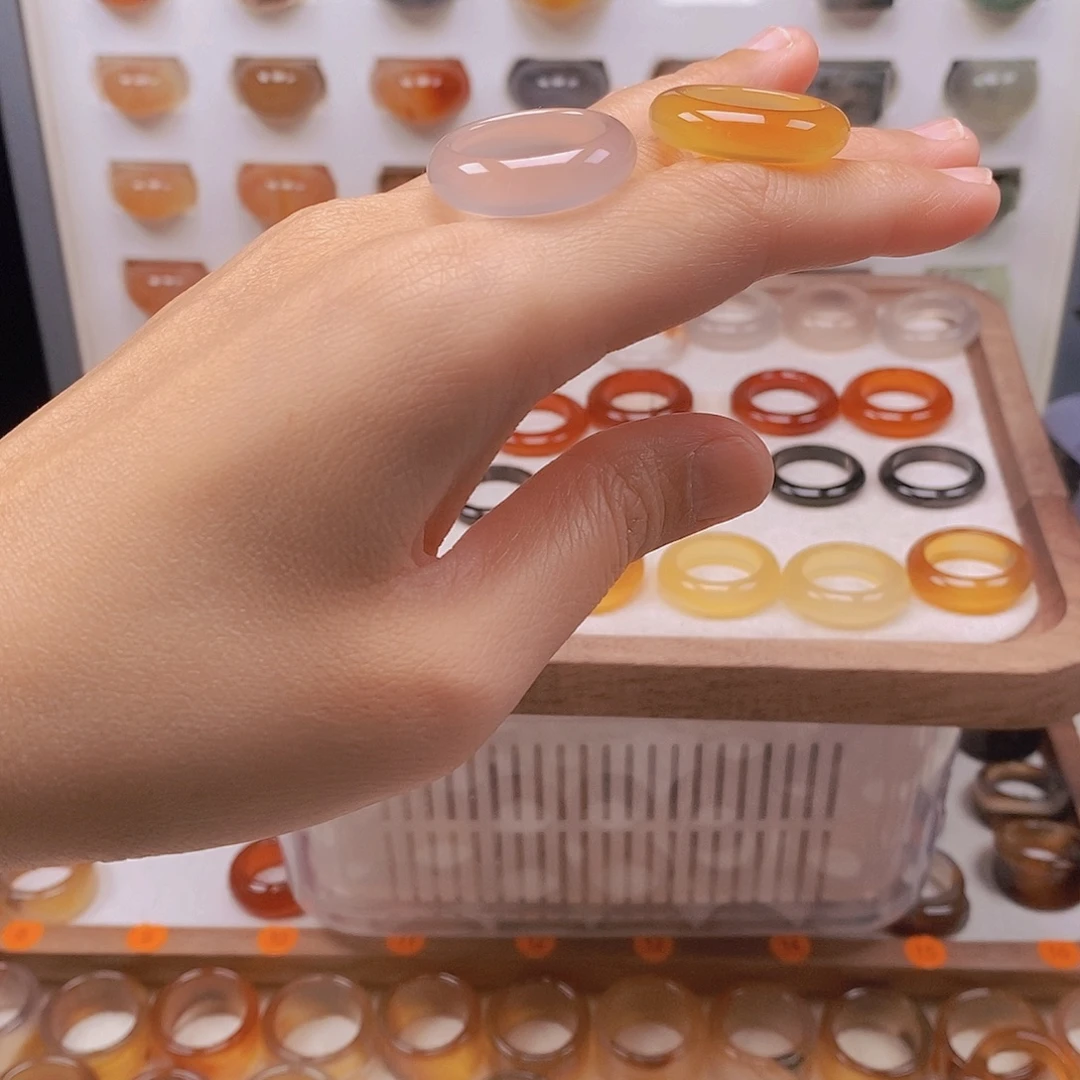 漫***漫未镶嵌戒指玛瑙/玉髓港17