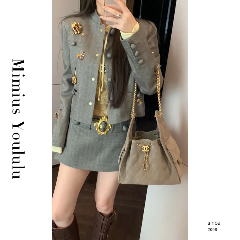 【mimius】&七七 2025春夏巴洛克小香套装 汉服(春节前发) F12201