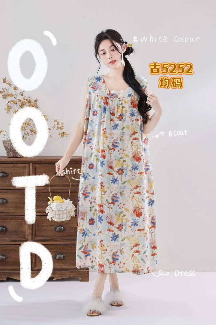 霞姐甄选！双面可穿夏季透气睡裙显瘦休闲