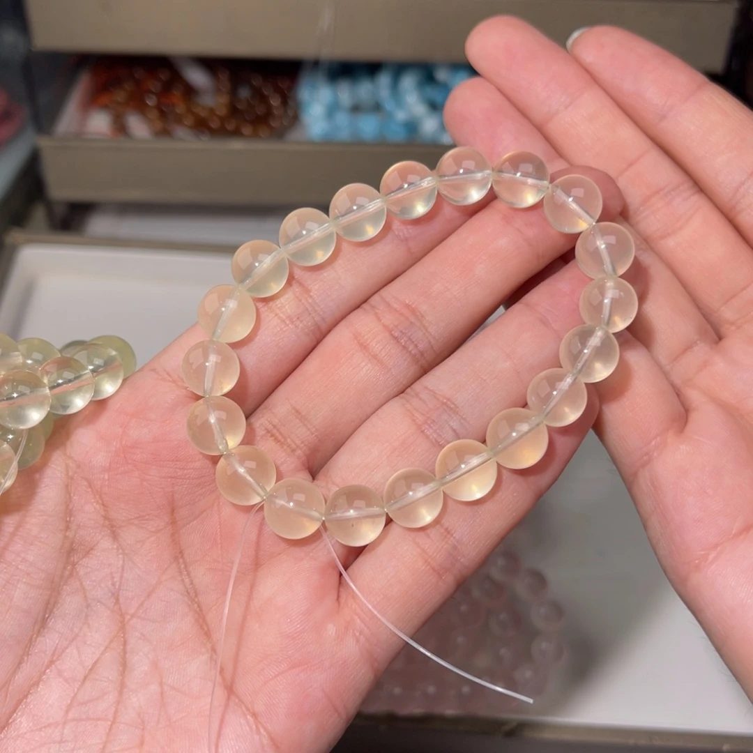 水晶手链未镶嵌黄水024