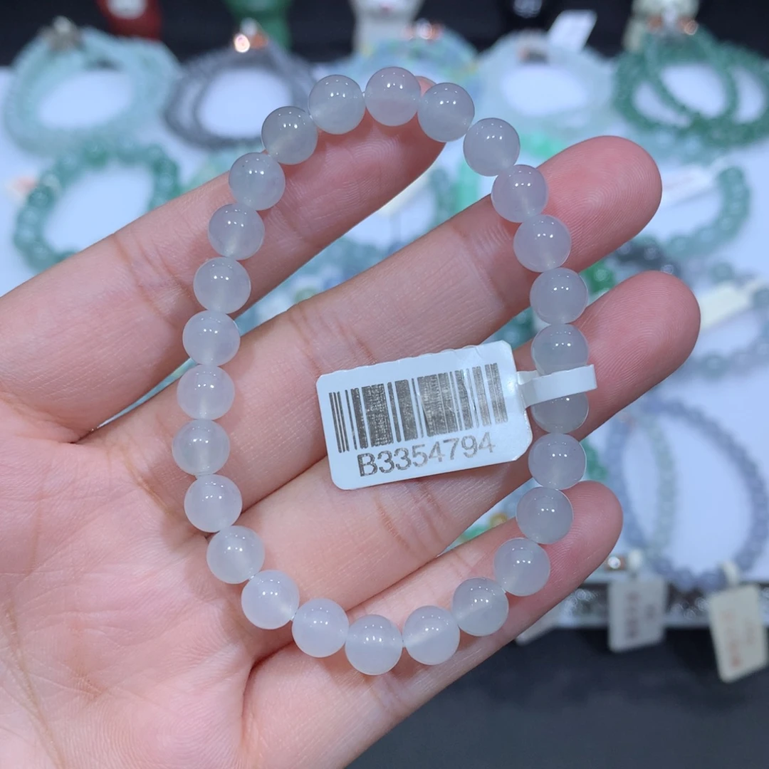 未镶嵌手串翡翠天然