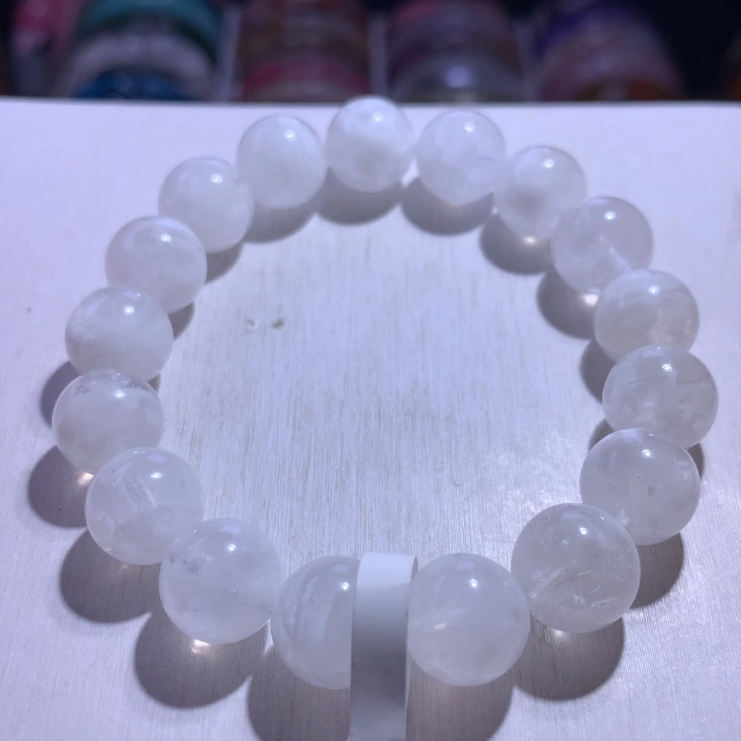水晶银S925镶嵌手绳雪花幽灵12.5m