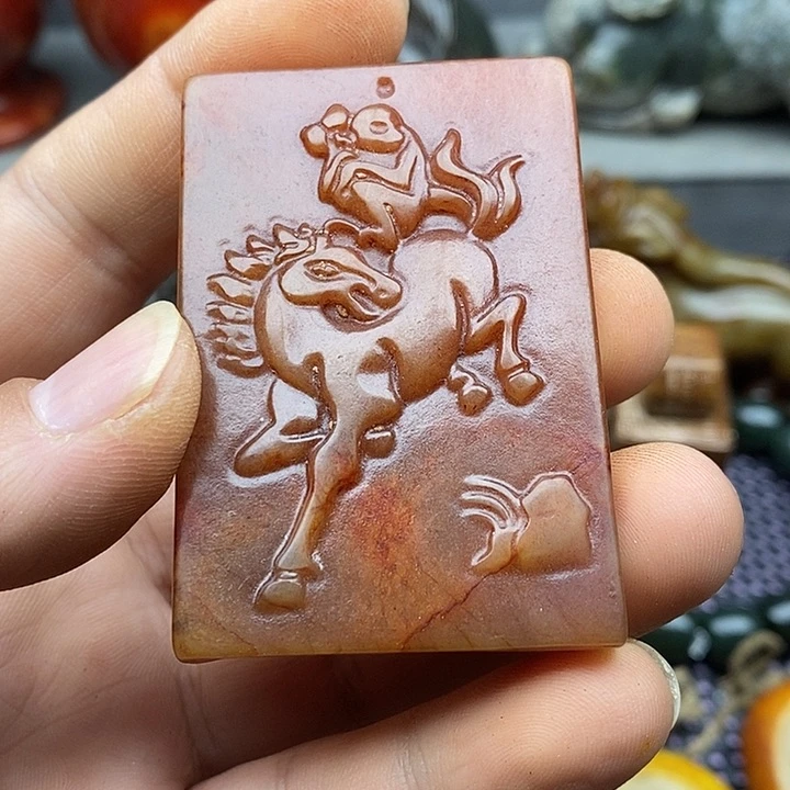 未镶嵌蛇纹石玉颈饰