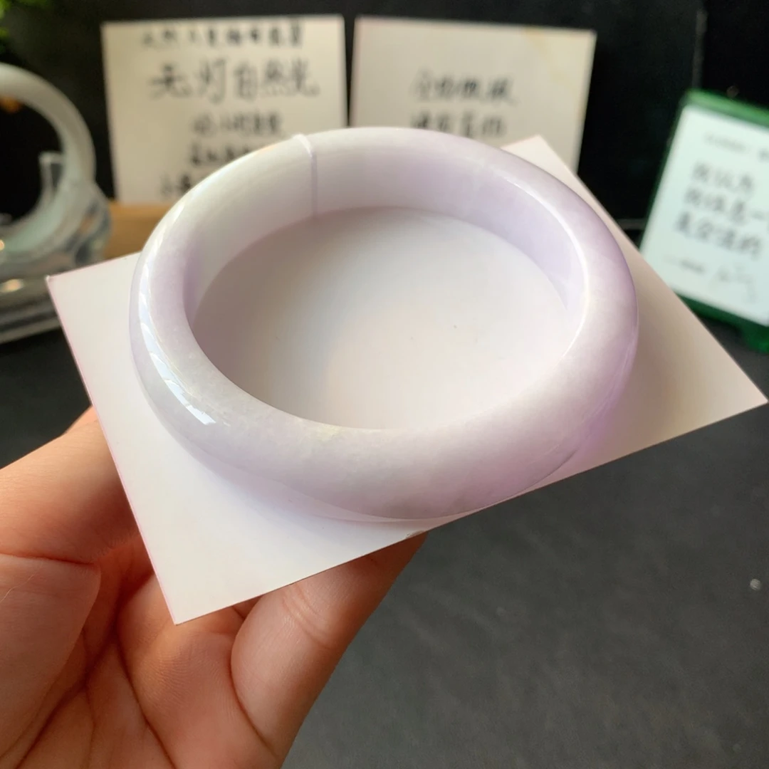 翡翠未镶嵌手镯有裂19号59.6-13.6-9.1