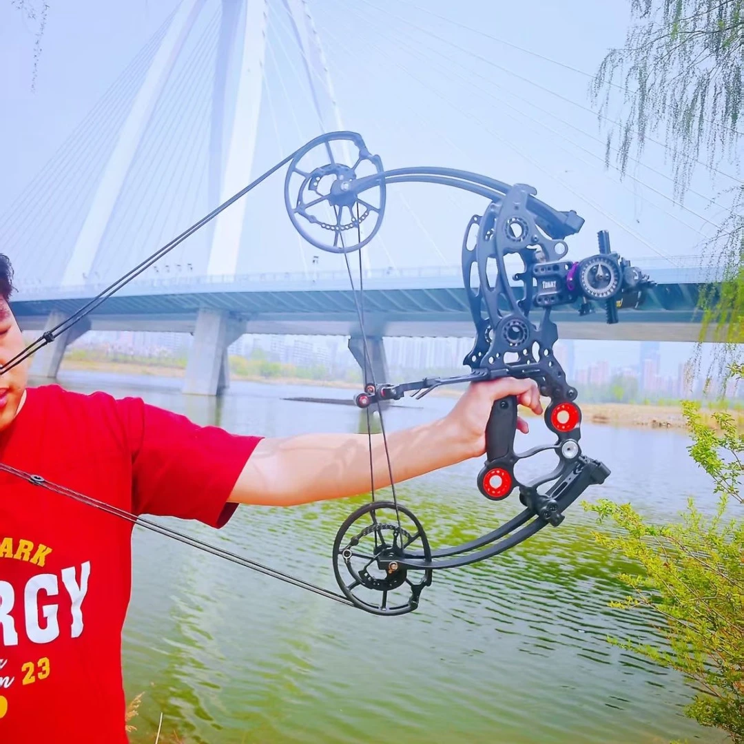 两用复合弓高精度户外短轴射箭竞技弓适合成年人使用