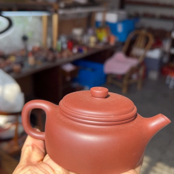 紫砂茶壶龙血砂德中150c c