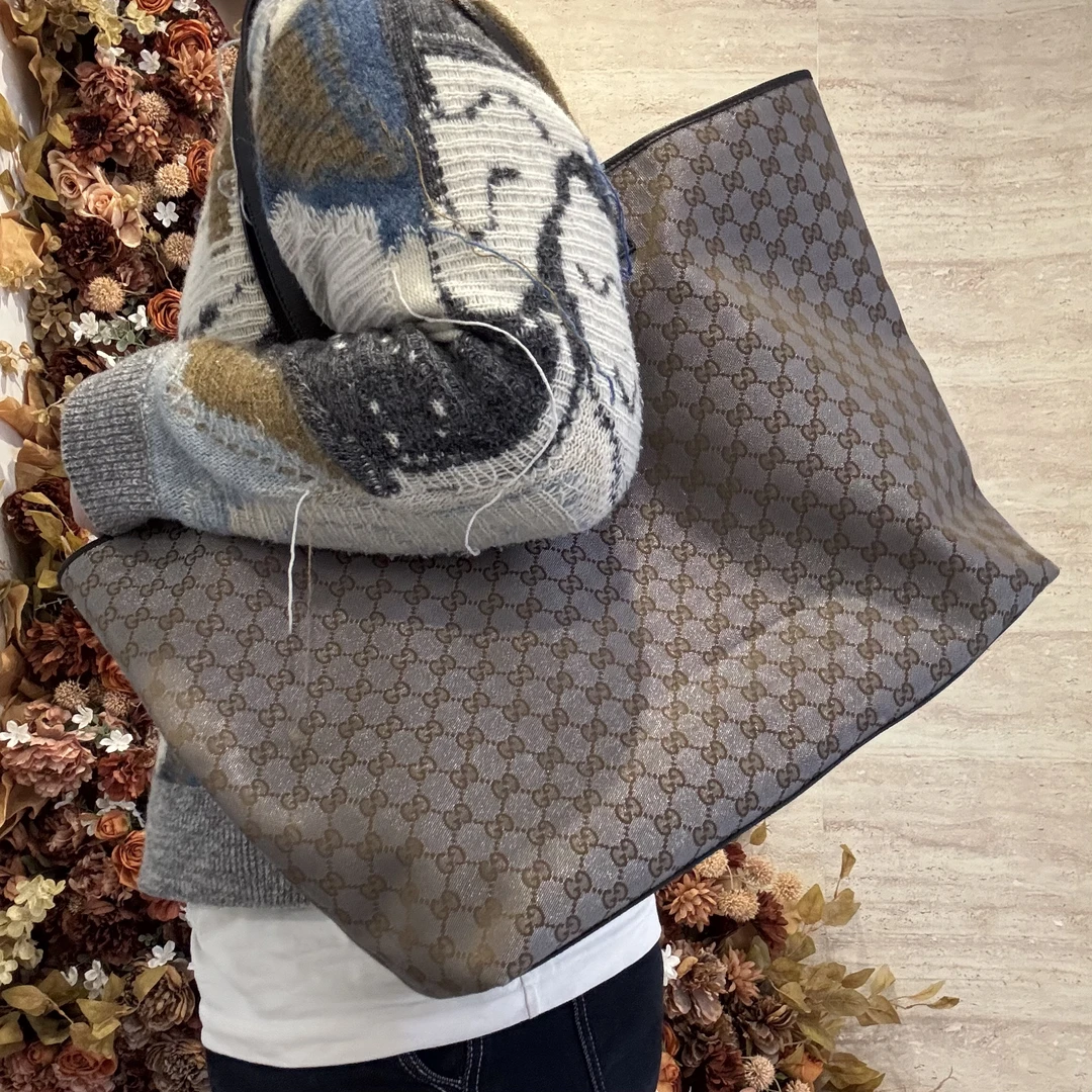 95新 GUCCI/古驰 冰冰中古/GUCCI/托特大号