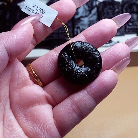 天然缅料A货挂件009