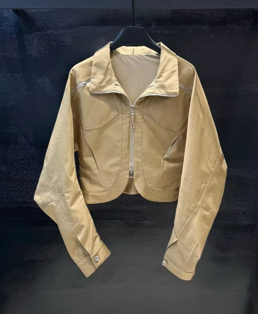 2025春款工装风短外套