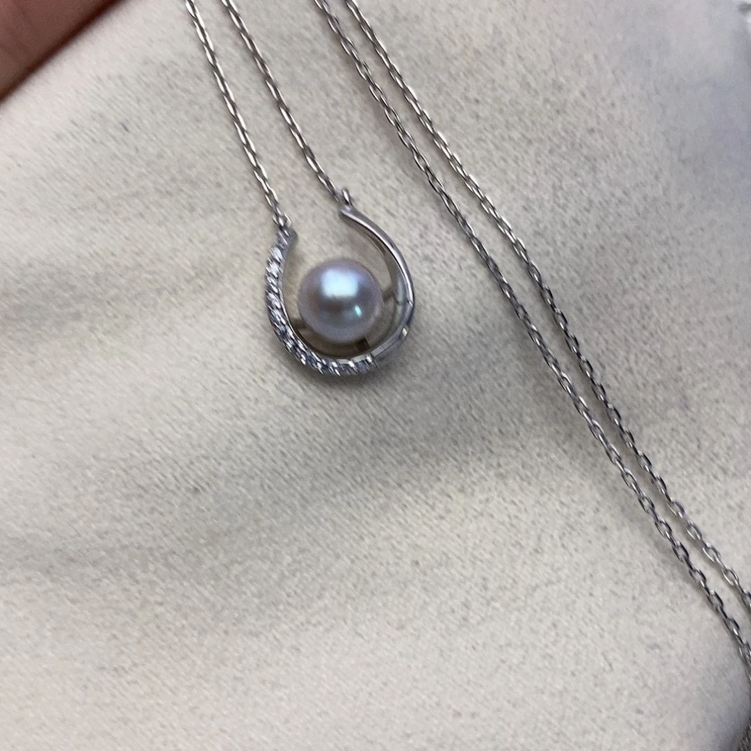 【闪购商品】海水珍珠颈饰银S925镶嵌