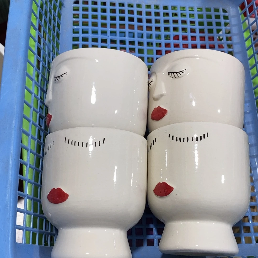 摆件陶盆有孔 瑕疵介意勿拍
