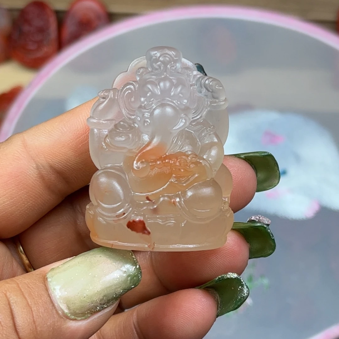 南红玛瑙未镶嵌吊坠