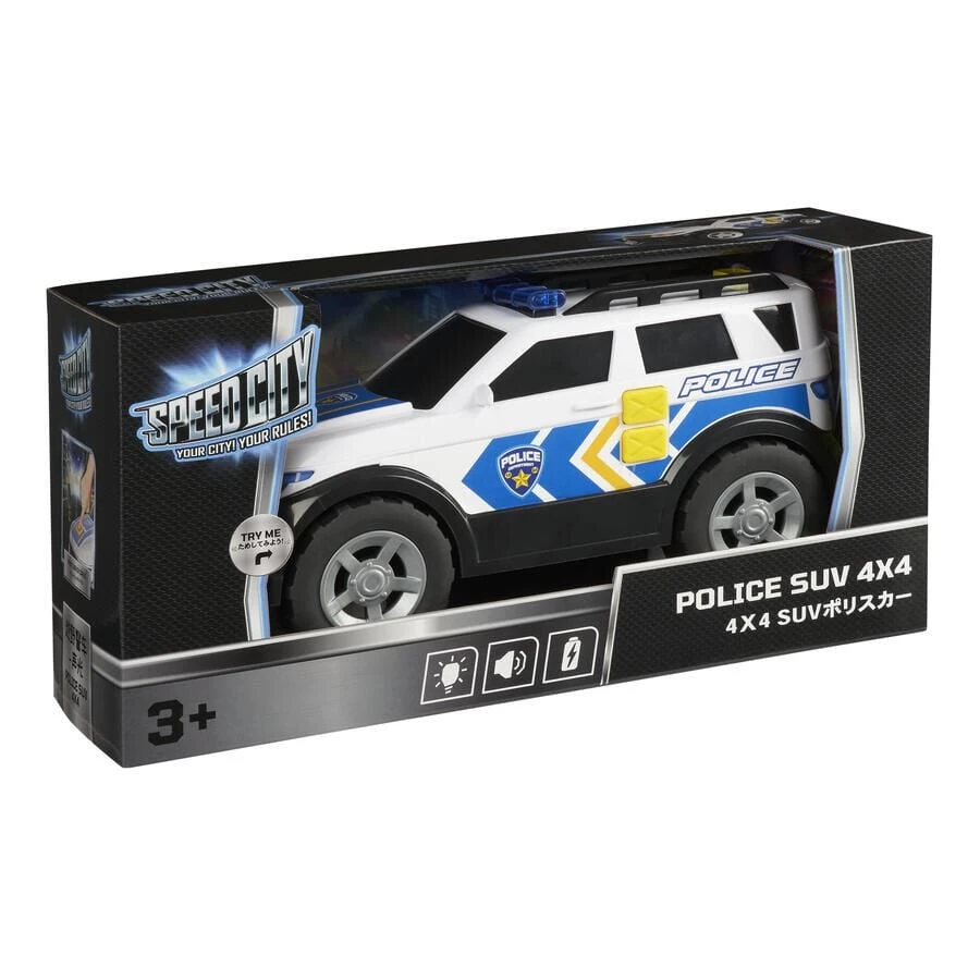 城市快线警车suv4x4玩具反斗城儿童生日礼物送货上门924714