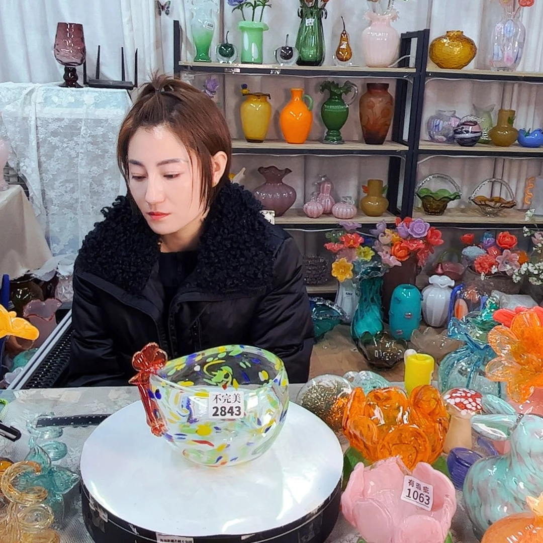 2843 花碗家悦琉璃工艺品