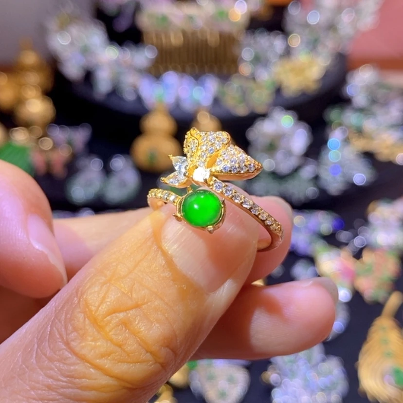 【闪购商品】翡翠挂件银S925镶嵌
