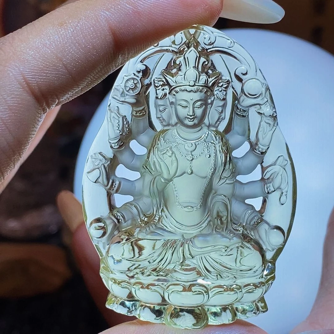 颈饰未镶嵌水晶米****记吊墜