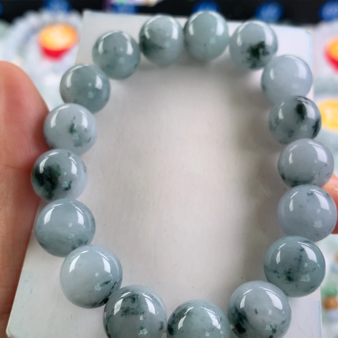 翡翠未镶嵌手链卡12.3