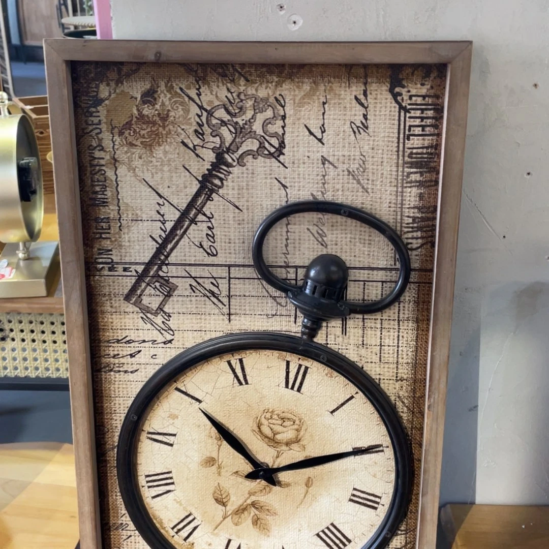 薄***荷木外贸孤品钟010440