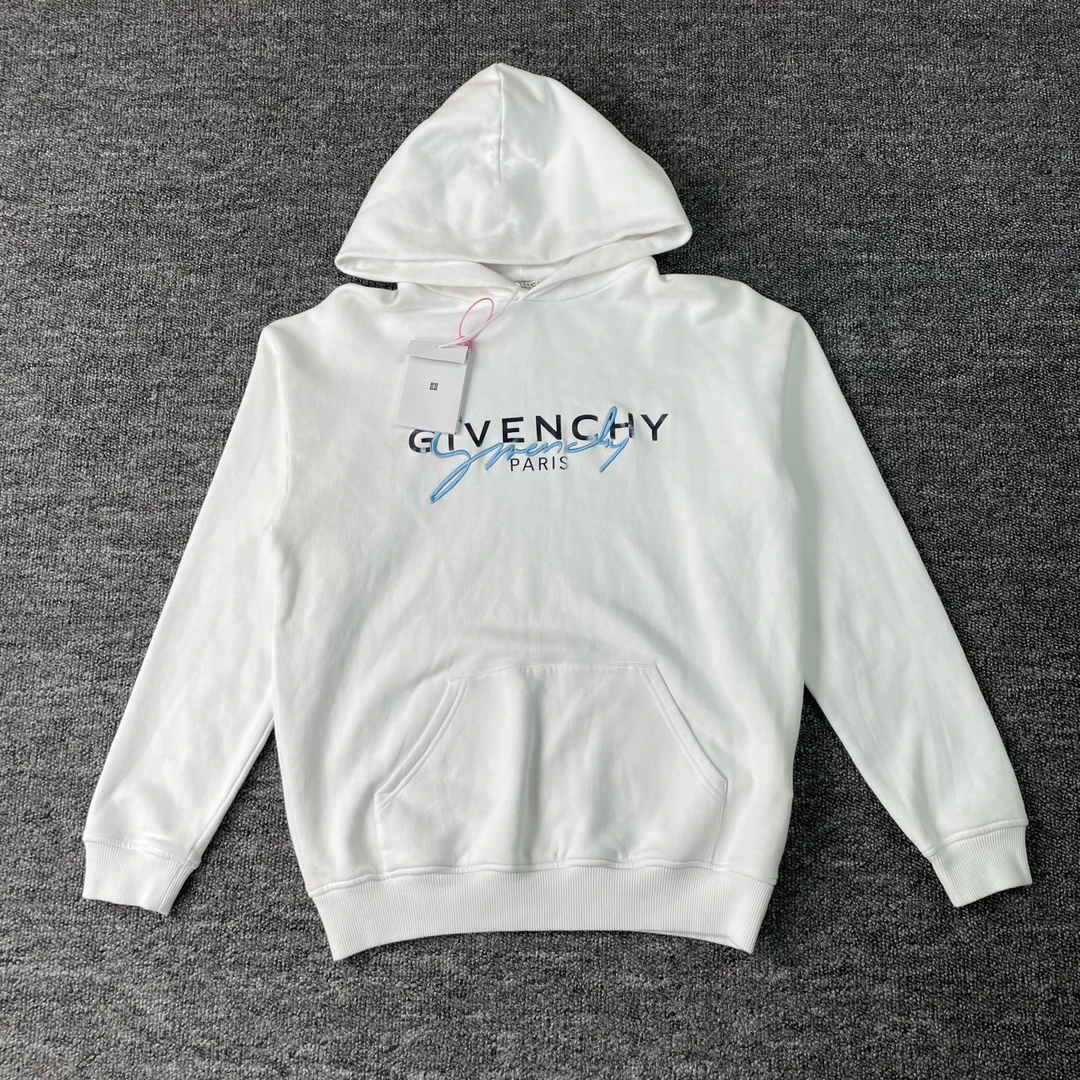 全新未使用 Givenchy/纪梵希 6685刺绣字母连帽卫衣S码全新带吊