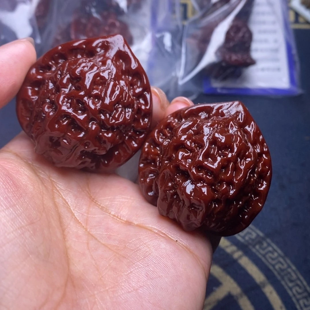 文玩核桃吊坠官帽44