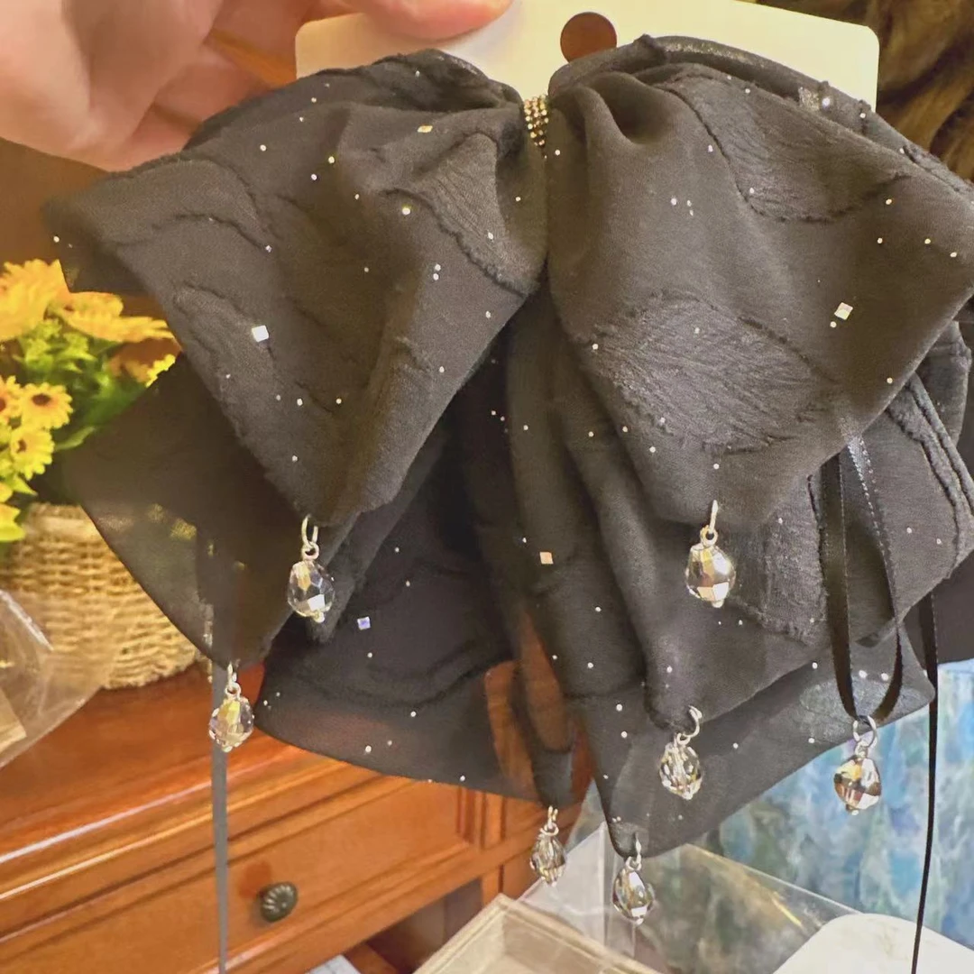 编号265高马尾夹子 千金风田园风法式抓夹女森系发夹