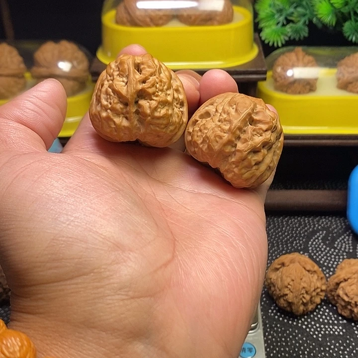 文玩核桃吊坠肌肉开背蛙41有修