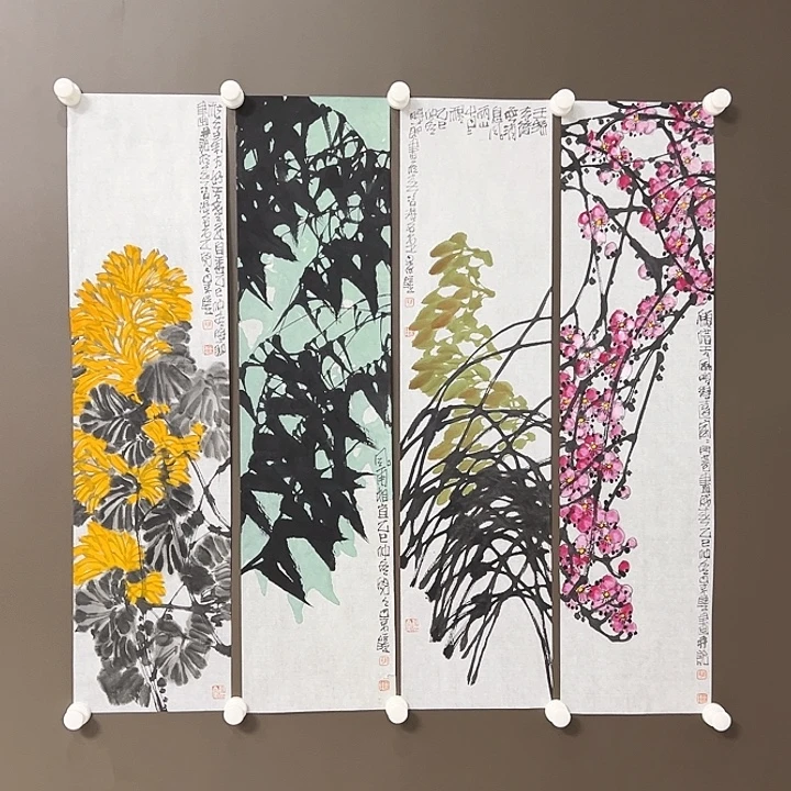 国画孙景隆  手绘原创