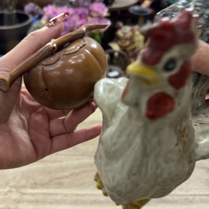 波***仔陶瓷古美术置物摆件