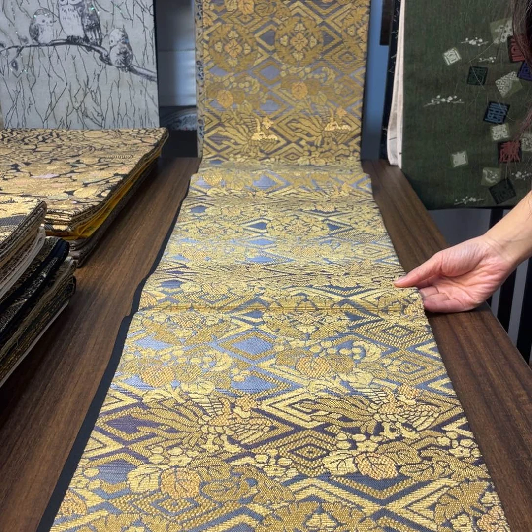 织绣唐锦西阵织桌旗茶旗带子