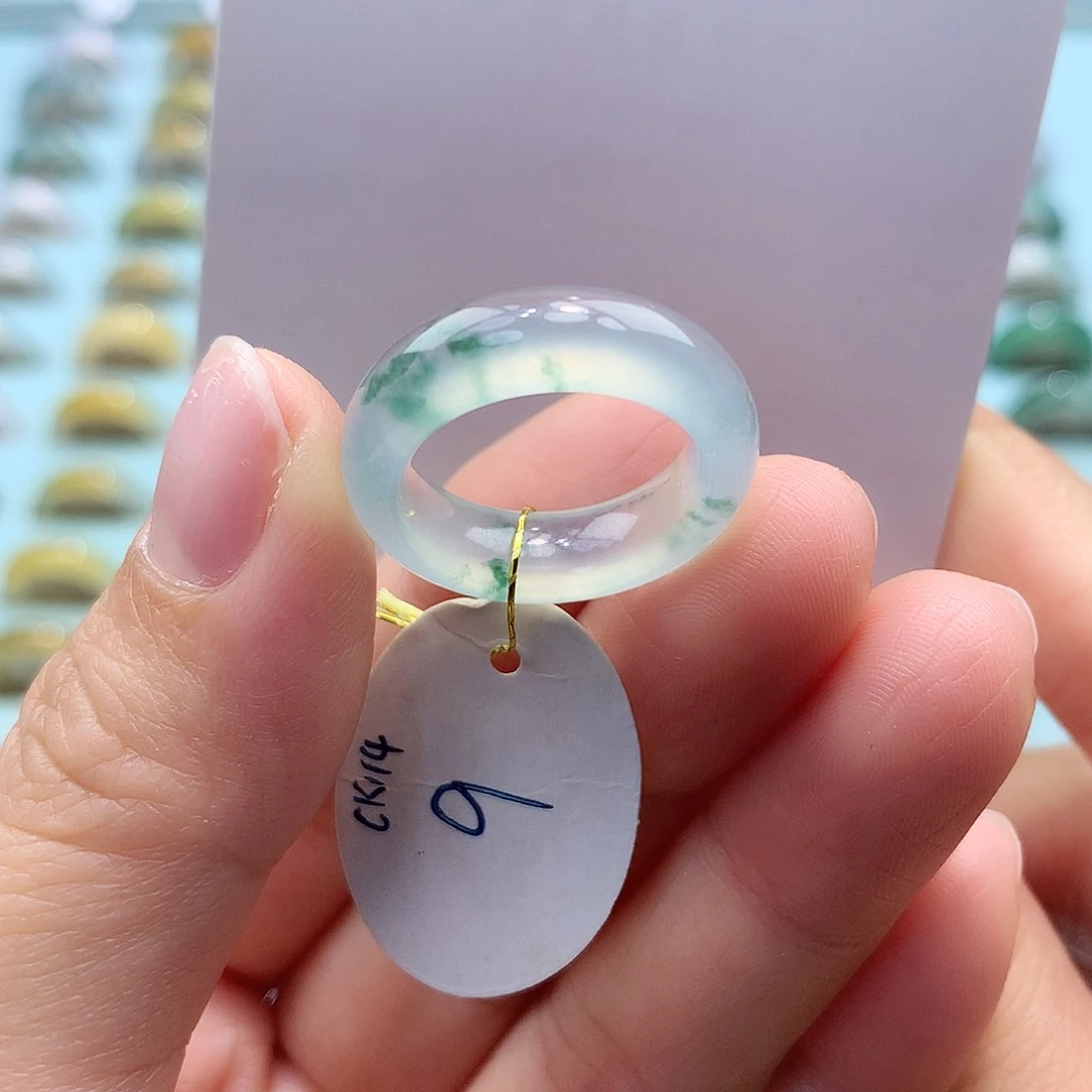 未镶嵌戒指翡翠9圈