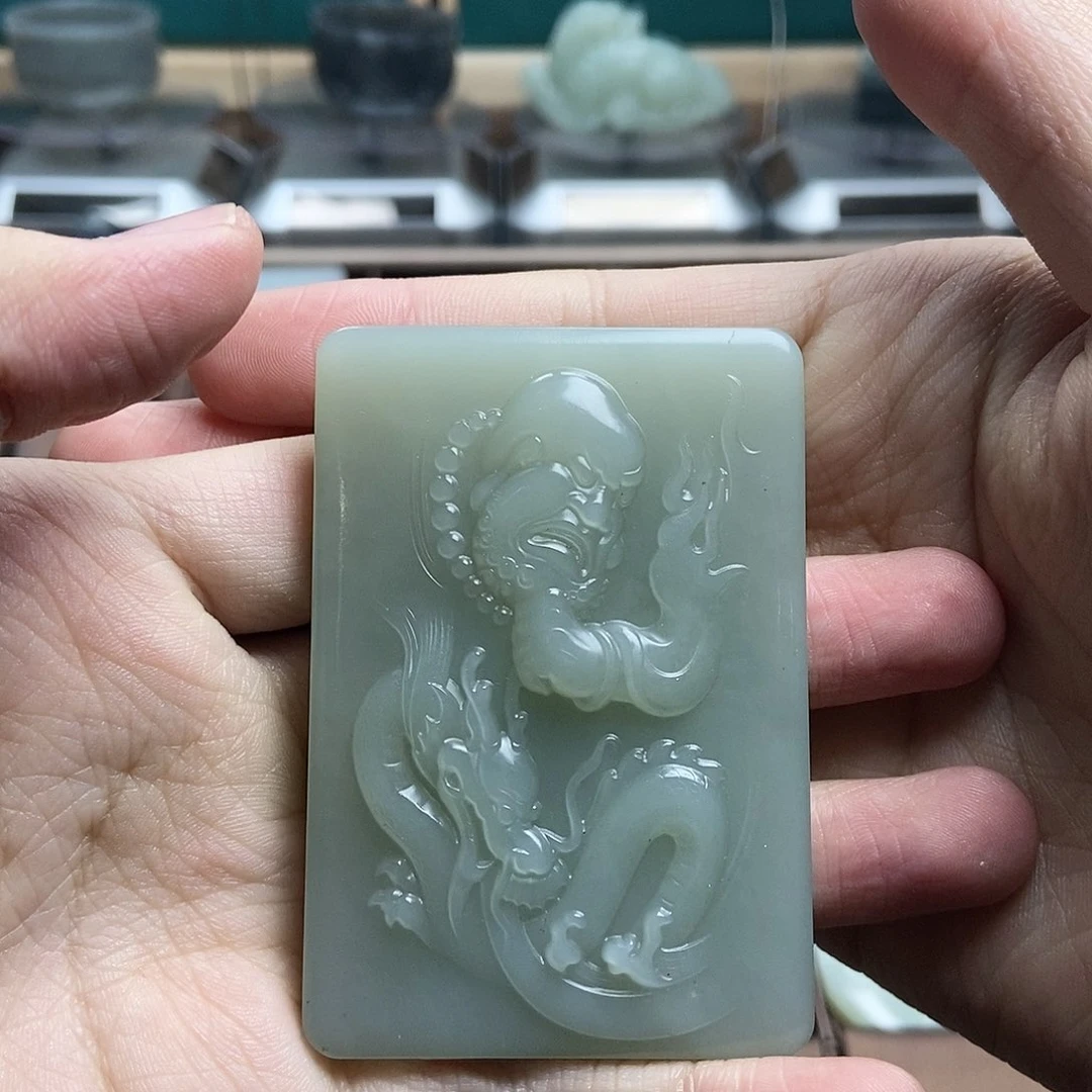 和田玉（糖玉）颈饰未镶嵌