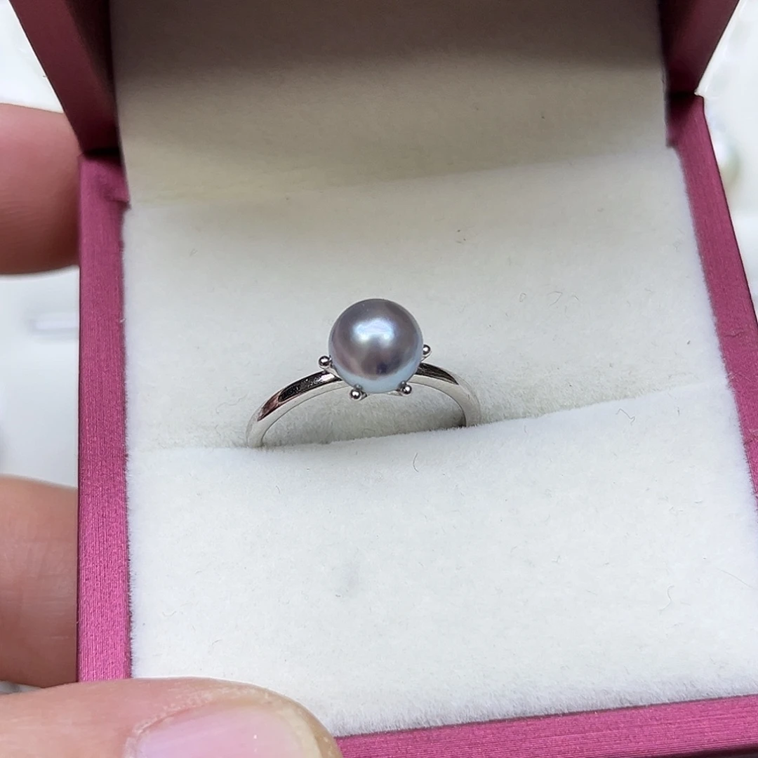 海水珍珠颈饰银S925镶嵌