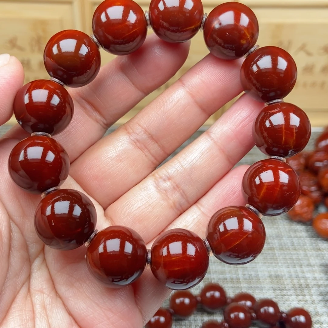 橄榄核吊坠光珠18