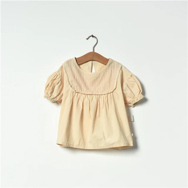 朴素耕女童夏季甜美上衣