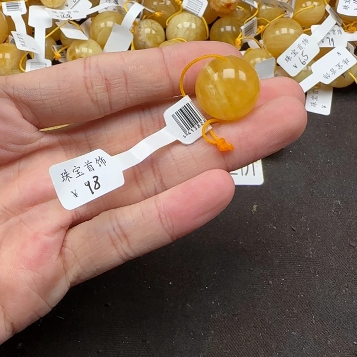 蜜蜡未镶嵌珠宝奇石天然80