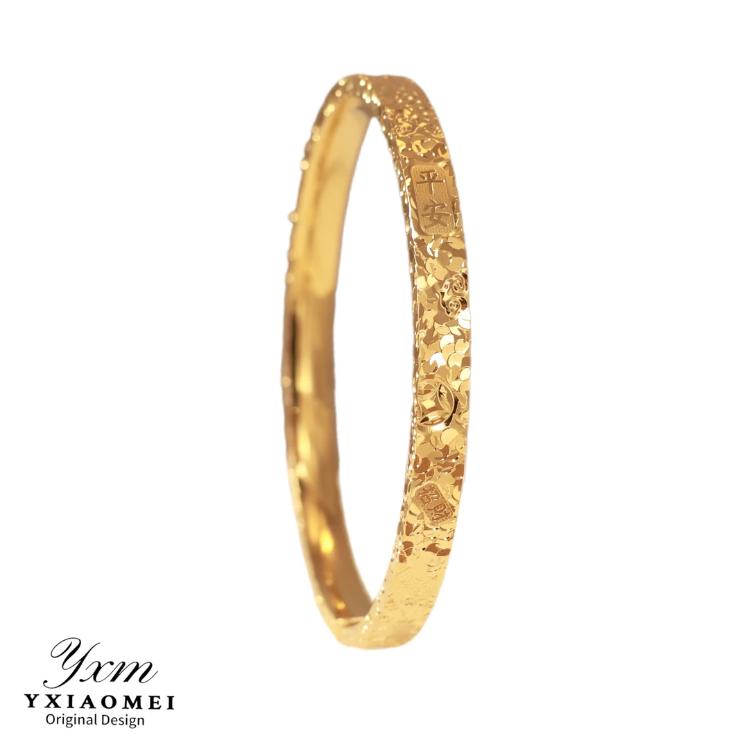 铜合金手镯 铜合金【碎冰冰冰】手镯Y800日常百搭ins风