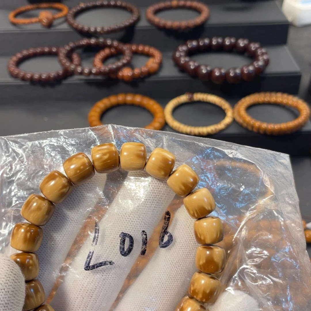 红***来紫金鼠手串11×10实心花皮老型L16