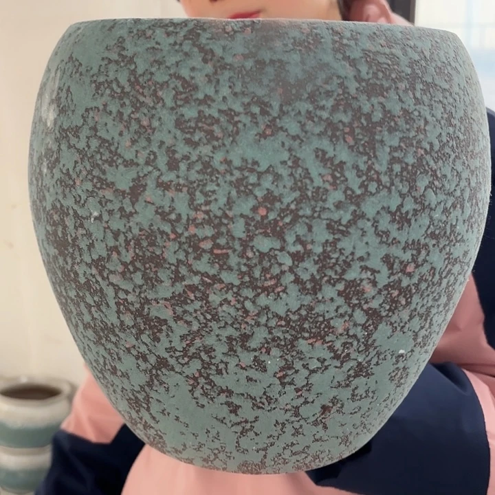 瑕疵高24口21花盆