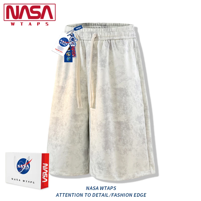 NASA WTAPS美式扎染短裤男款夏季新款今年流行爆款裤子夏季五分裤