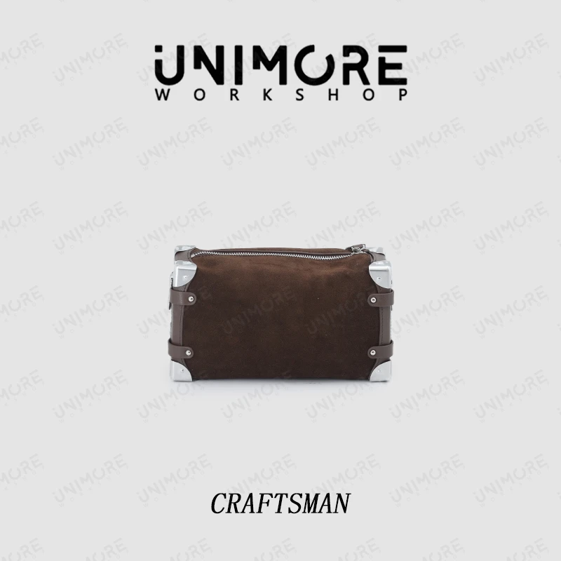 【造物至定制】磨砂拉链砖头包-UNIMOREWORK SHOP