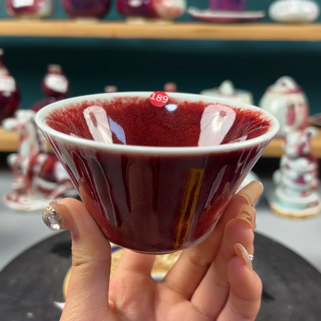 瓷片全品无暇主人杯纯手工