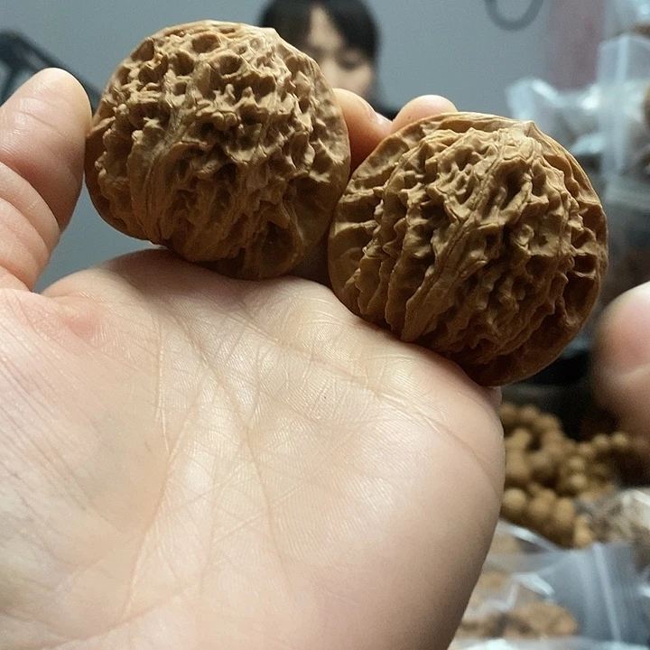 文玩核桃把件46老款狮子头