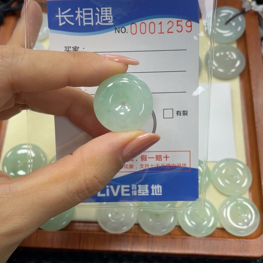 翡翠颈饰未镶嵌翡翠吊坠x 1259