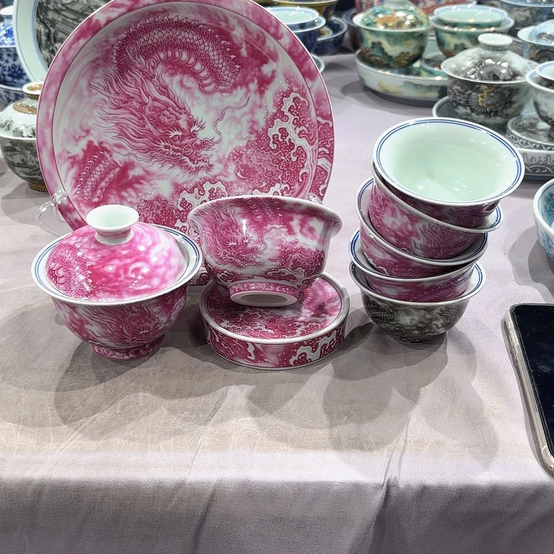 梦***飞瓷片景德镇瓷器精品陈列