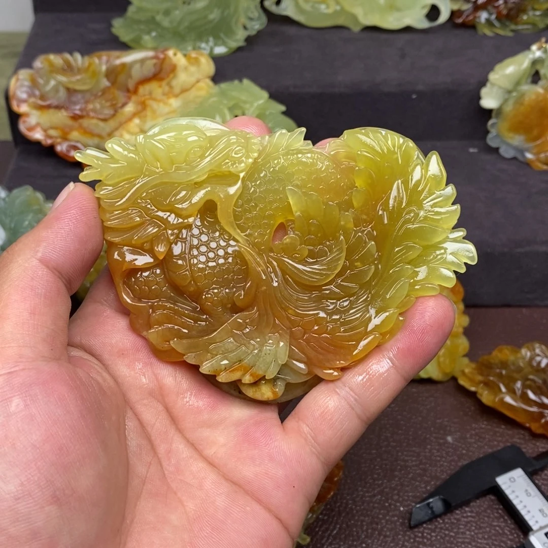 ****️未镶嵌蛇纹石玉吊坠(赠链)