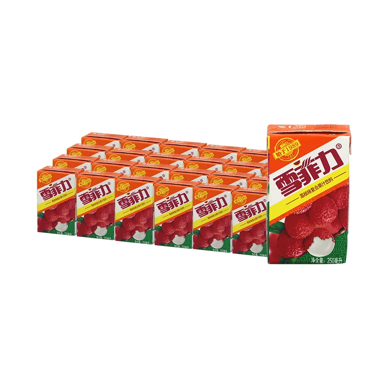 雪菲力荔枝味复合果汁饮料250毫升*24盒/箱