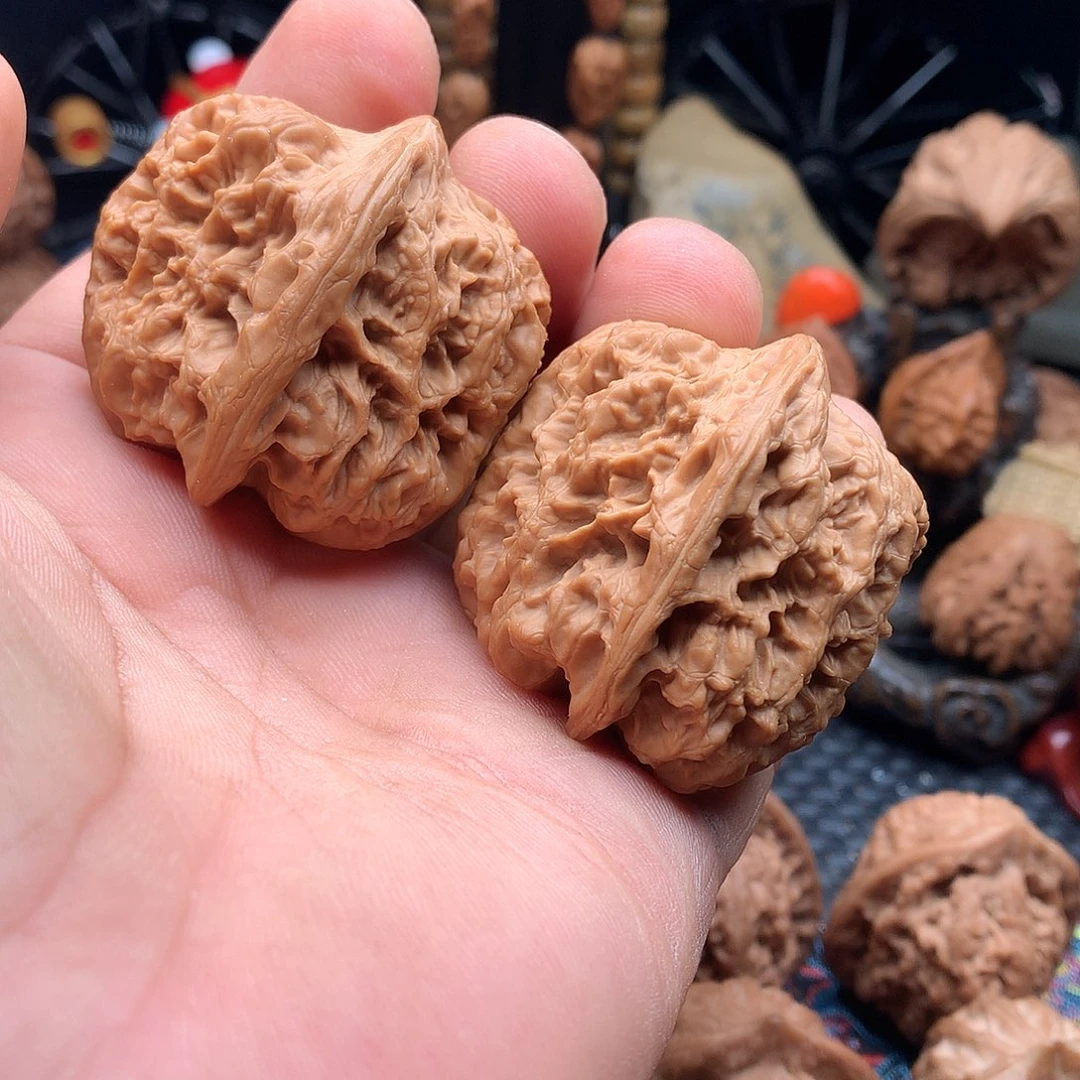 把件文玩核桃全品西北将军膀38