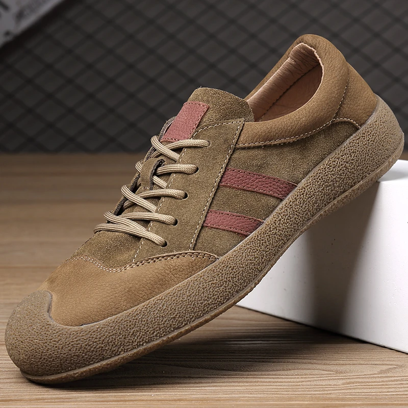 8996渡诺班尼夏季新款复古德训阿甘鞋男防滑耐磨牛筋底休闲运动鞋